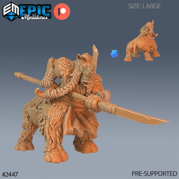 Rhino Centaur 3D-printed model