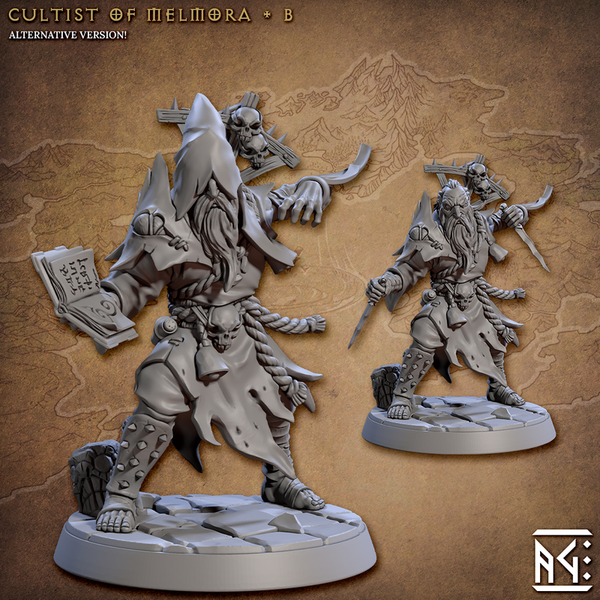 Rodburg Cultists of Melmora 3D-printed model