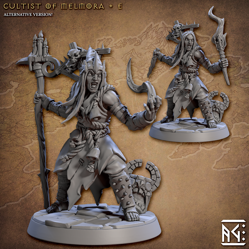 Rodburg Cultists of Melmora 3D-printed model