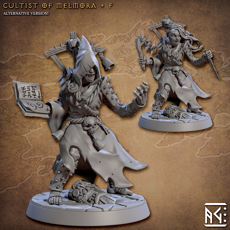 Rodburg Cultists of Melmora 3D-printed model