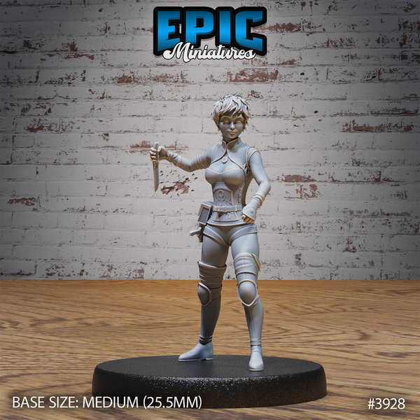 Rogue Novice Female 3D-printed model