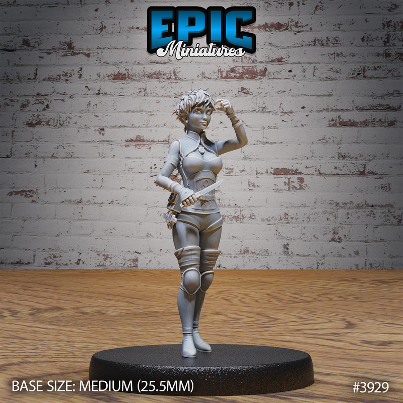 Rogue Novice Female 3D-printed model