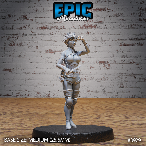 Rogue Novice Female 3D-printed model