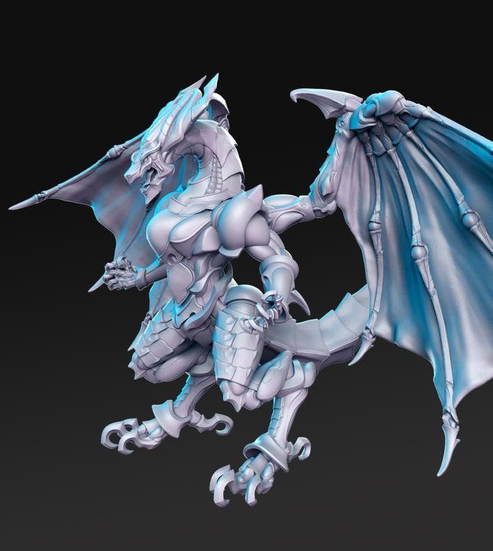 Roidranyl (mechanical construct dragon) - The Printable Dragon
