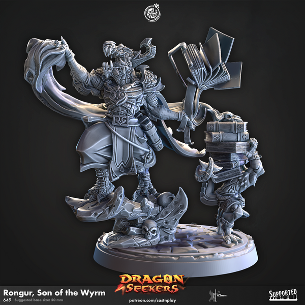 Rongur, Son of the Wyrm 3D-printed model