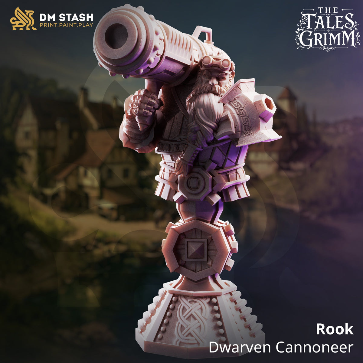 Rook - Dwarven Cannoneer - Bust
