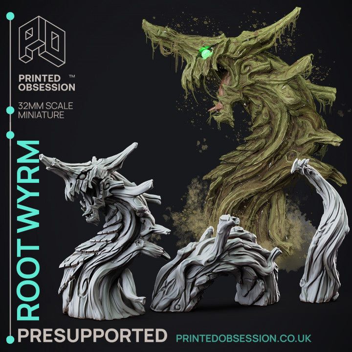 Root Wyrm - The Printable Dragon