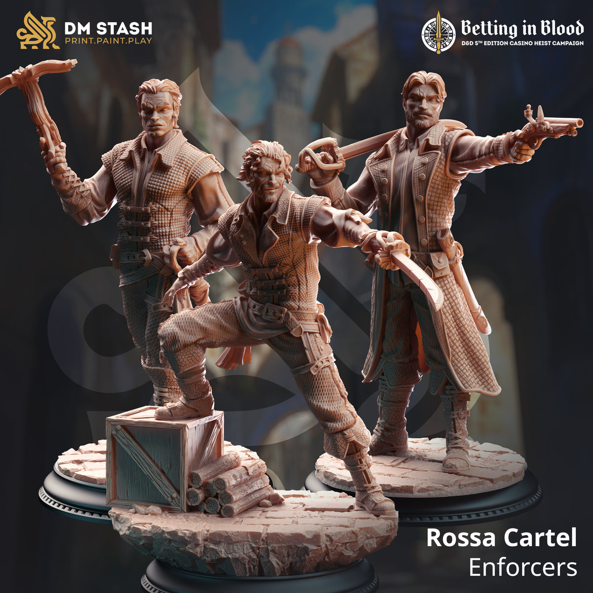 Rossa Cartel Enforcers 3D-printed model