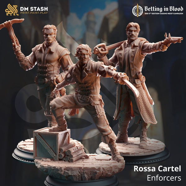 Rossa Cartel Enforcers 3D-printed model