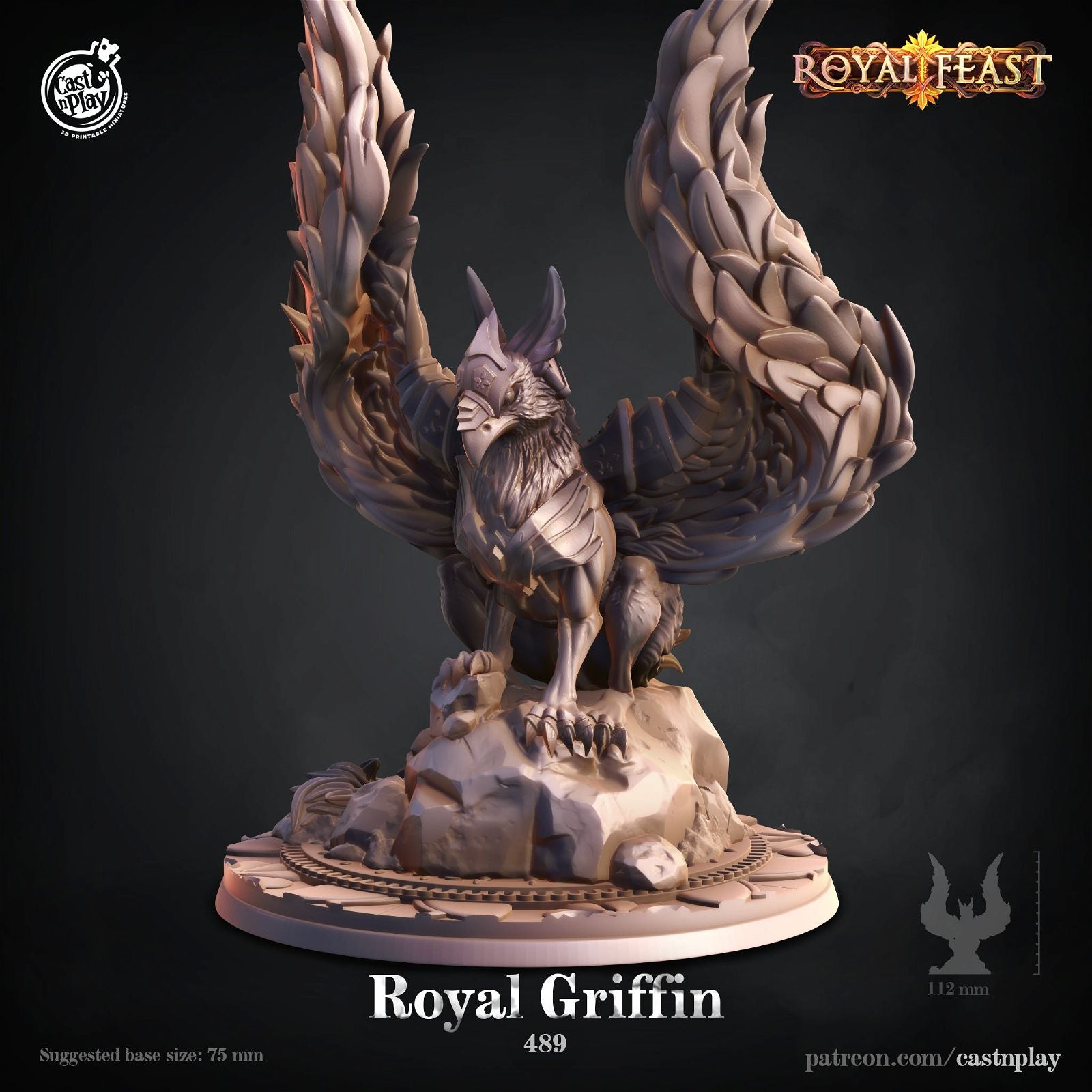 Royal Griffin - The Printable Dragon