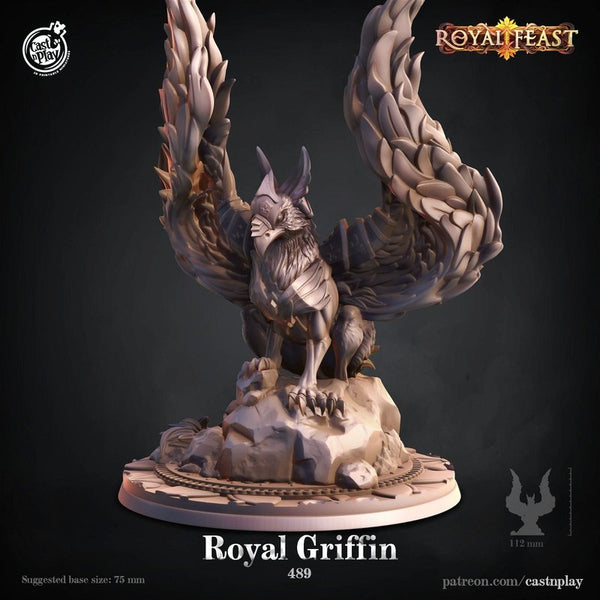 Royal Griffin 3D-printed model