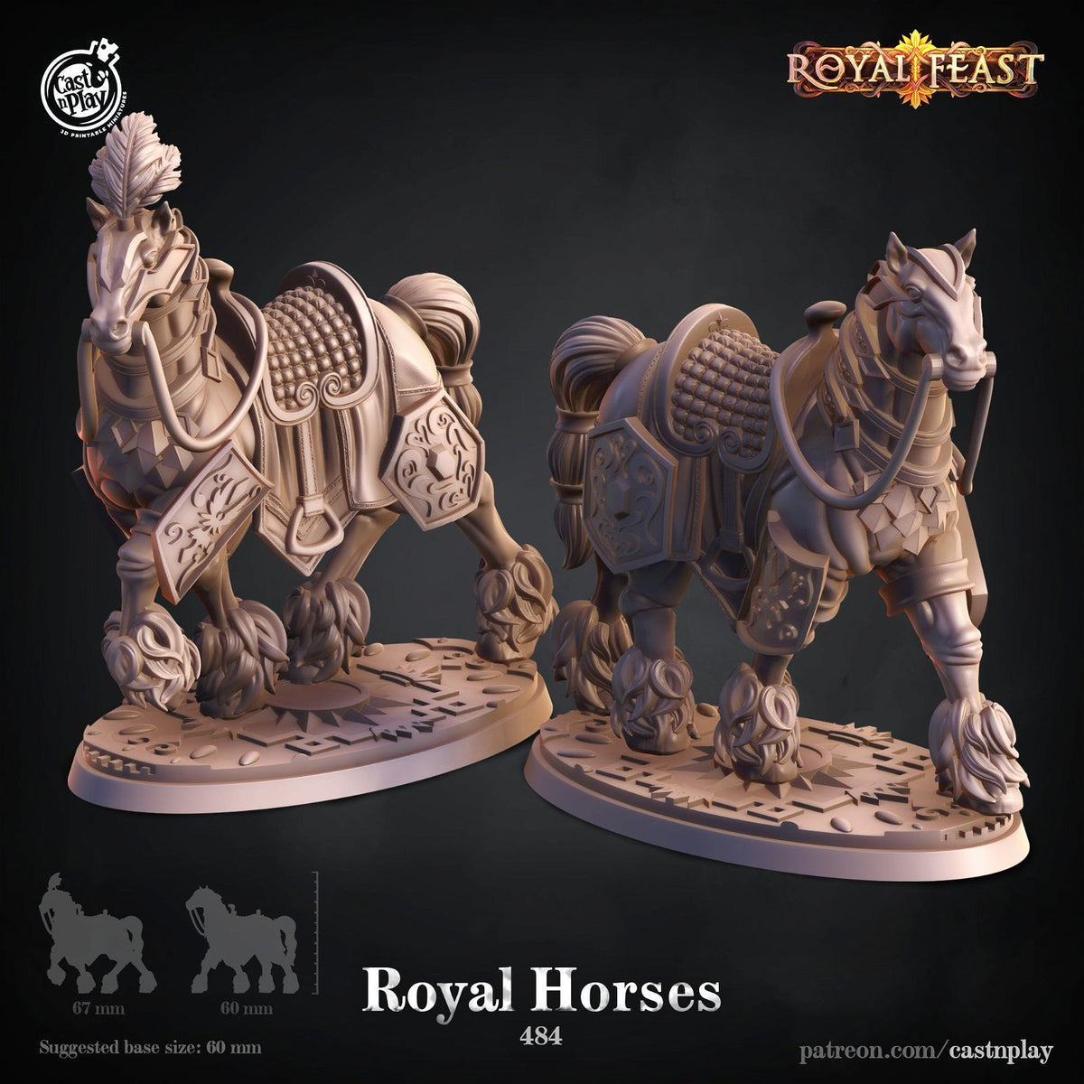 Royal Horses - The Printable Dragon