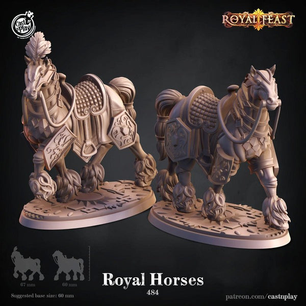 Royal Horses 3D-printed model