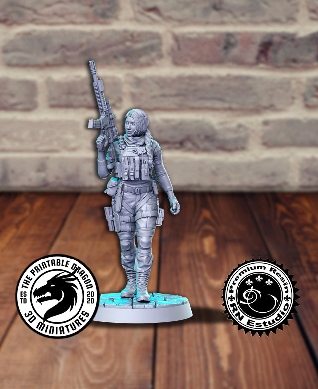 Roze 3D-printed model