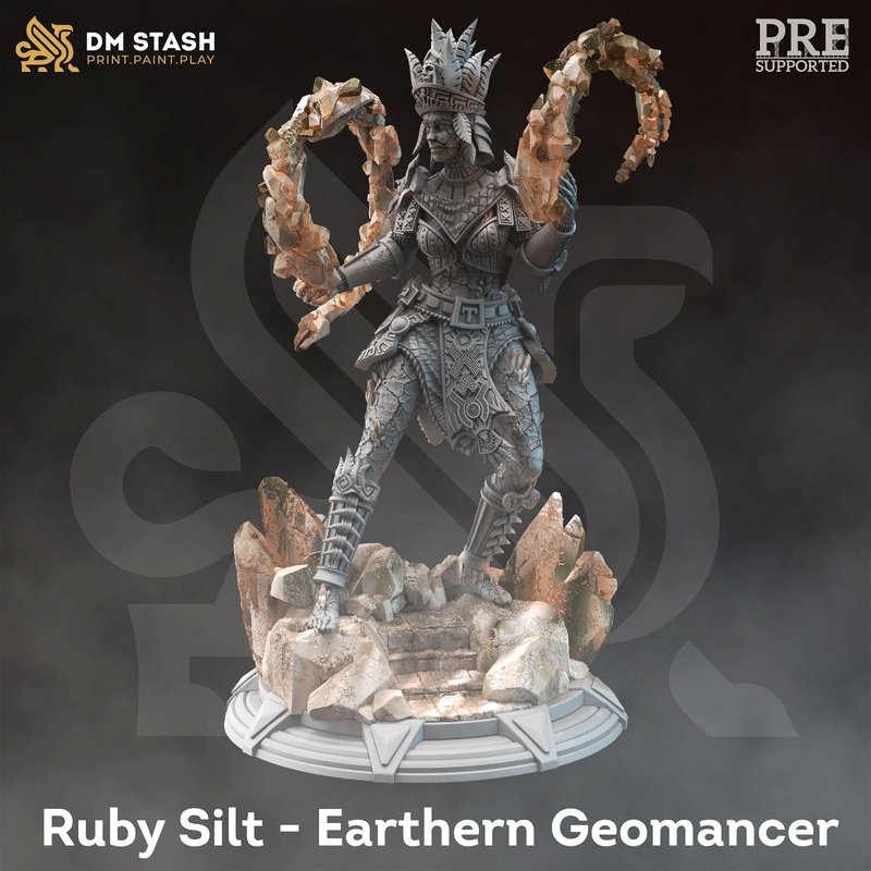 Ruby Silt 3D-printed model