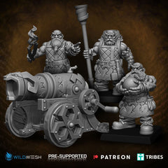 Runic Cannon Crew - The Printable Dragon