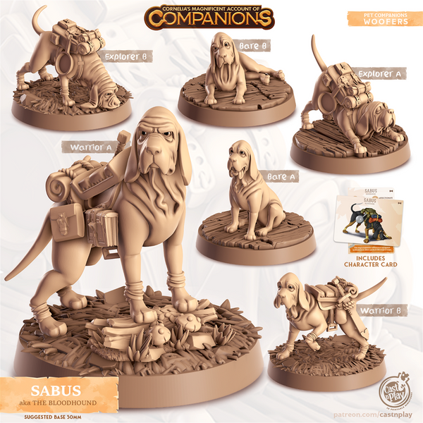 Sabus The Bloodhound 3D-printed model