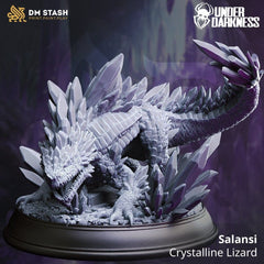 Salansi - Crystalline Lizard - The Printable Dragon