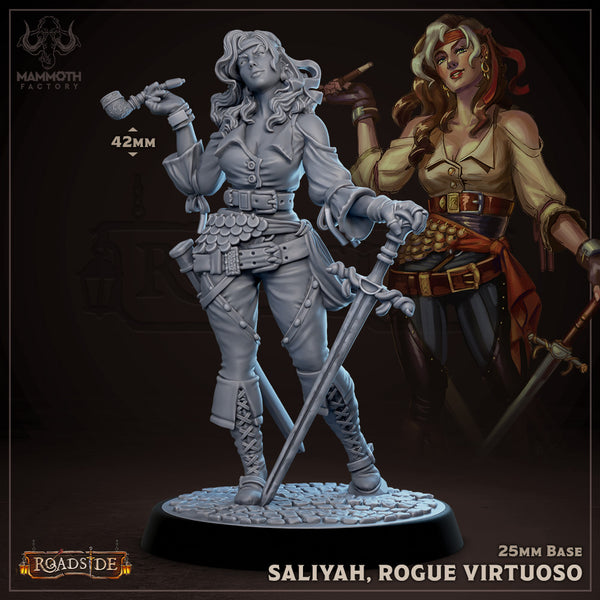 Saliyah Rogue Virtuoso 3D-printed model