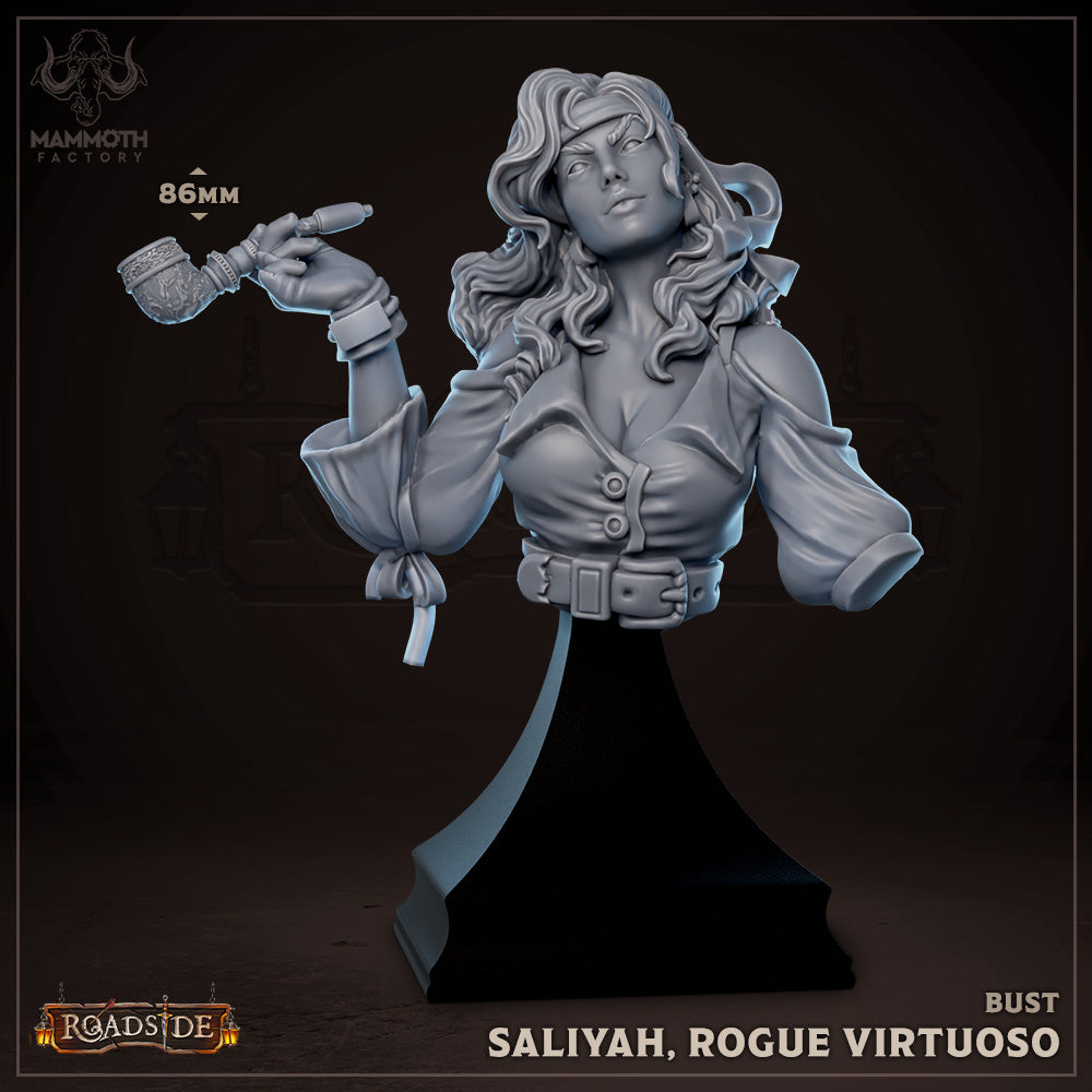 Saliyah, Rogue Virtuoso Bust 3D-printed model