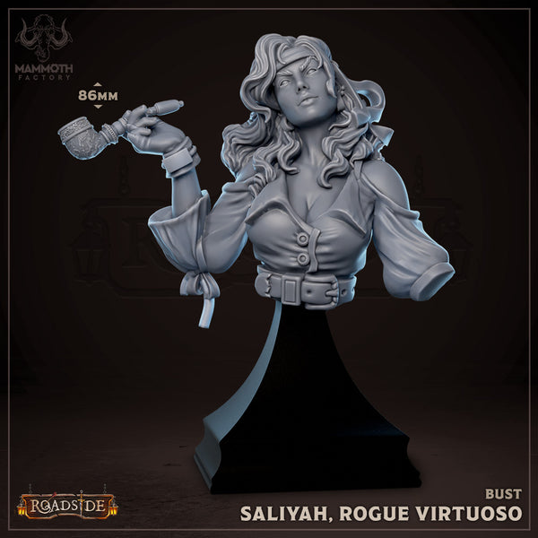 Saliyah, Rogue Virtuoso Bust 3D-printed model