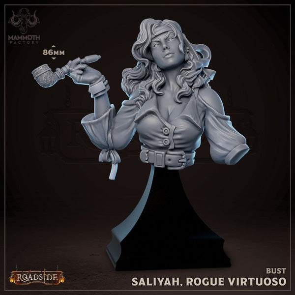 Saliyah, Rogue Virtuoso Bust 3D-printed model