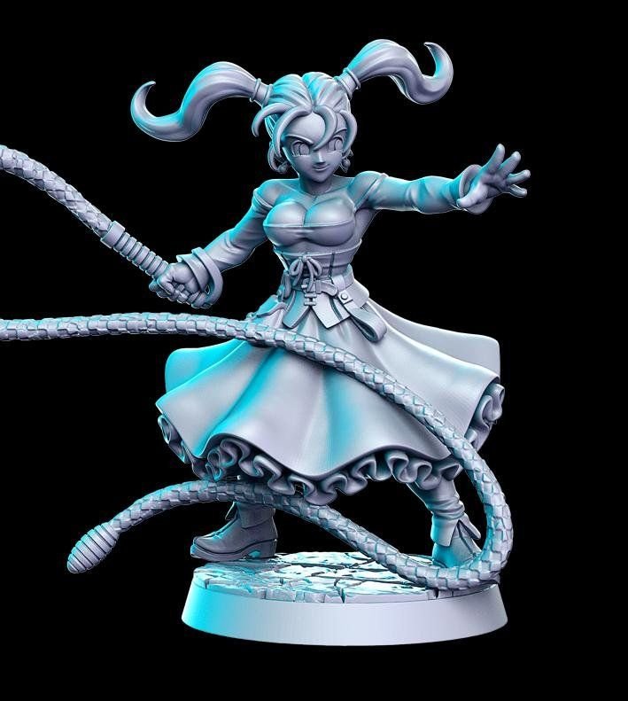 Sally Whipcracker 3D-printed model