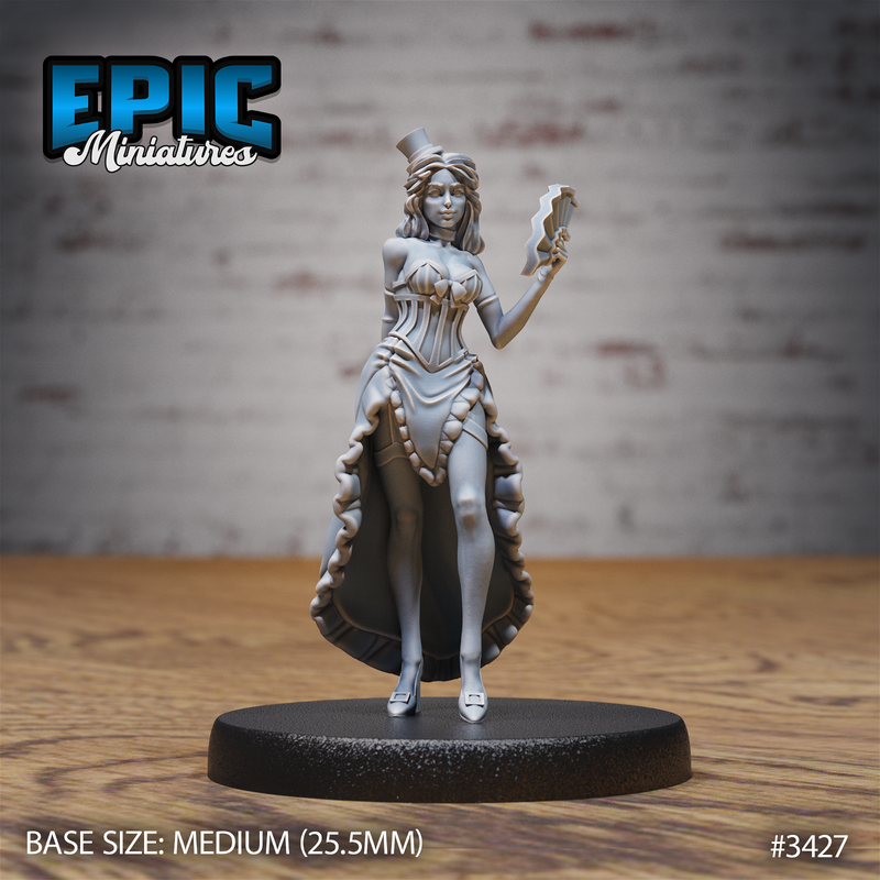 Saloon Dancer 3D-printed model