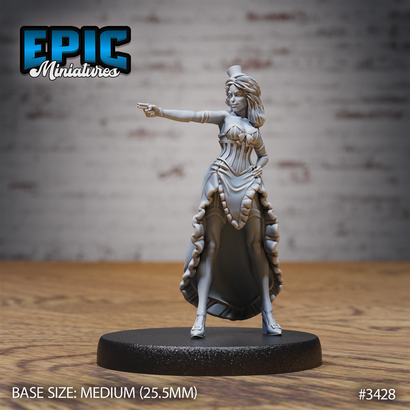 Saloon Dancer 3D-printed model