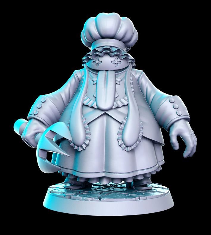 Salweeki Chef 3D-printed model