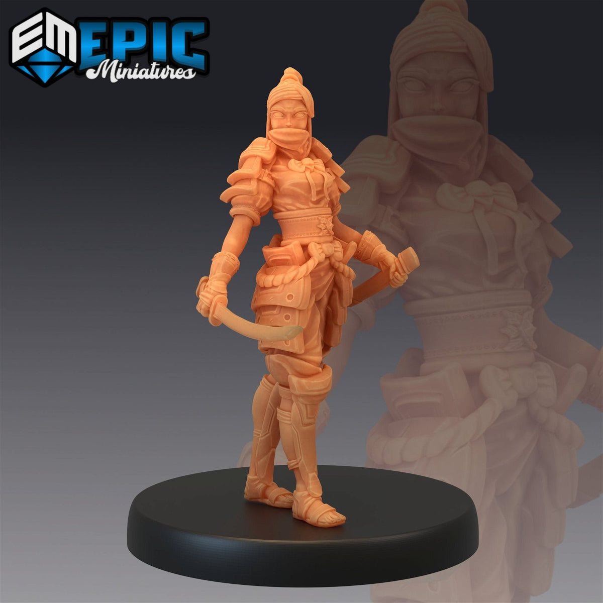 Samurai Female - The Printable Dragon