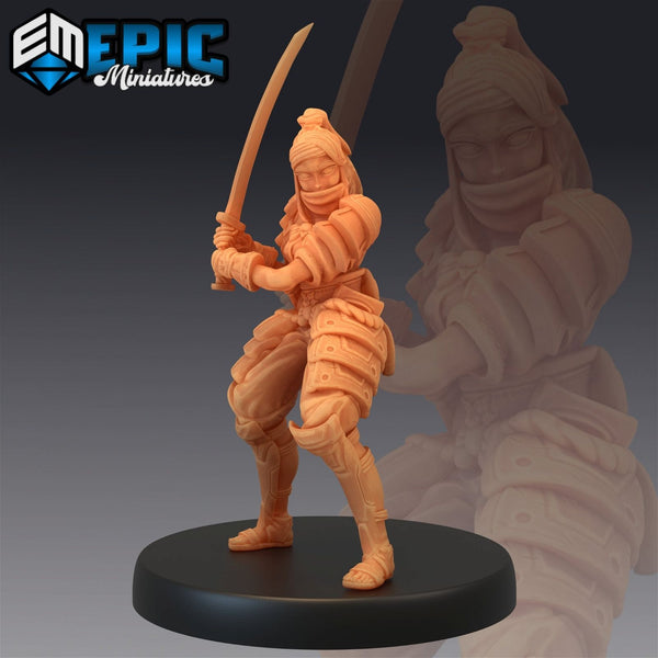 Samurai Female - The Printable Dragon