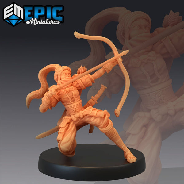 Samurai Female - The Printable Dragon