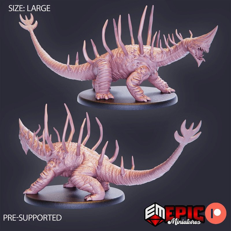 Sand Wyrm 3D-printed model