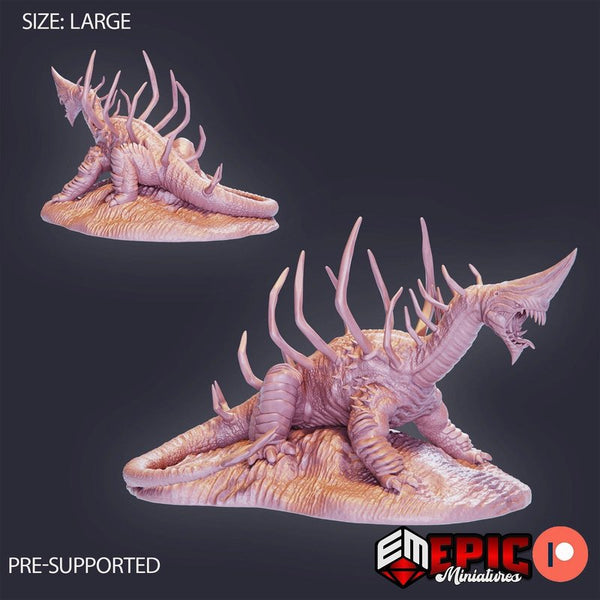 Sand Wyrm 3D-printed model