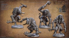 Sandfang Rat Brutes - The Printable Dragon