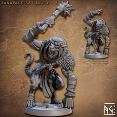 Sandfang Rat Brutes - The Printable Dragon