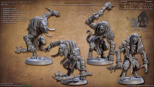 Sandfang Ratkins 3D-printed model