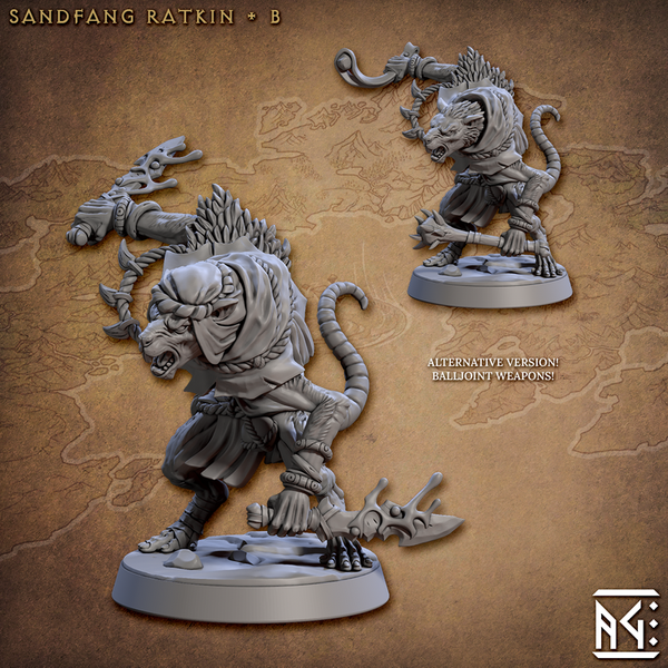Sandfang Ratkins 3D-printed model