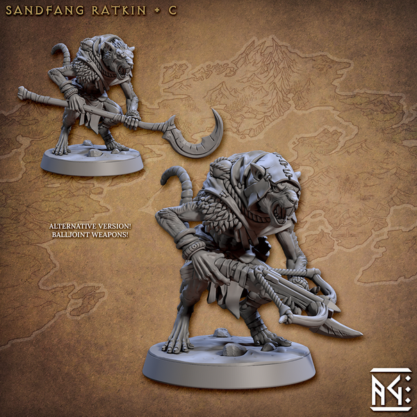 Sandfang Ratkins 3D-printed model