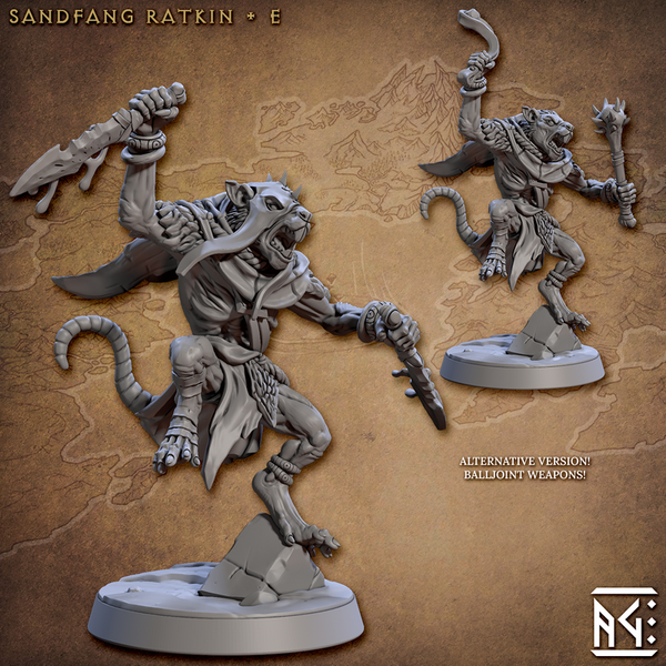 Sandfang Ratkins 3D-printed model