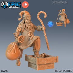 Santa Claus 3D-printed model