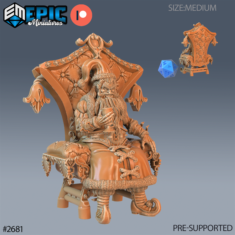 Santa Claus 3D-printed model