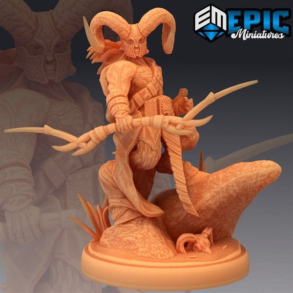 Satyr Armored Bow 3D-printed model