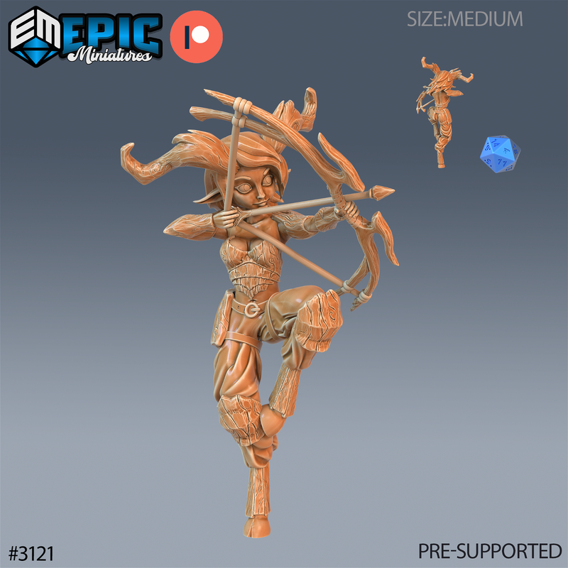 Satyr Girl 3D-printed model