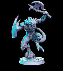 Saurian 3D-printed model