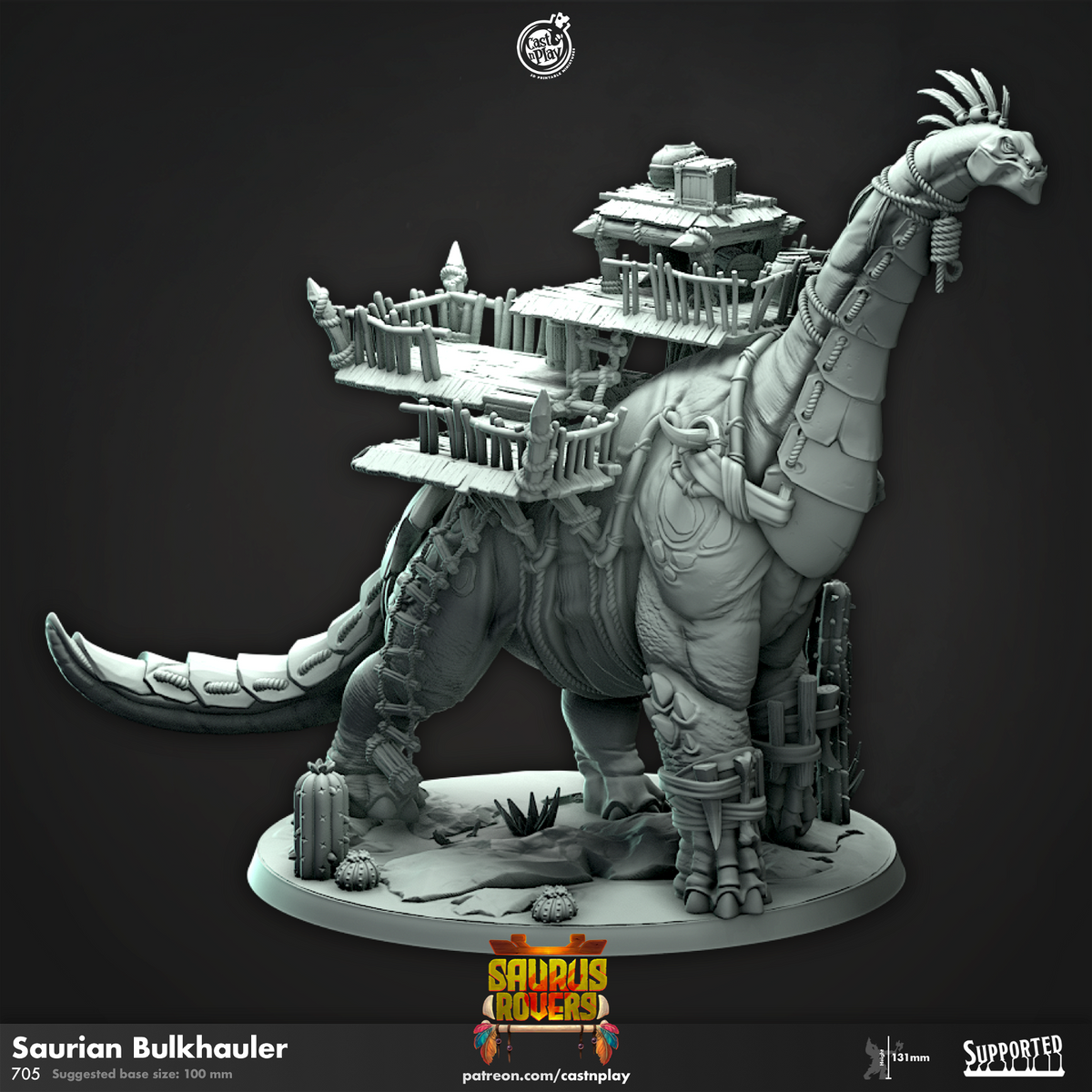 Saurian Bulkhauler - The Printable Dragon