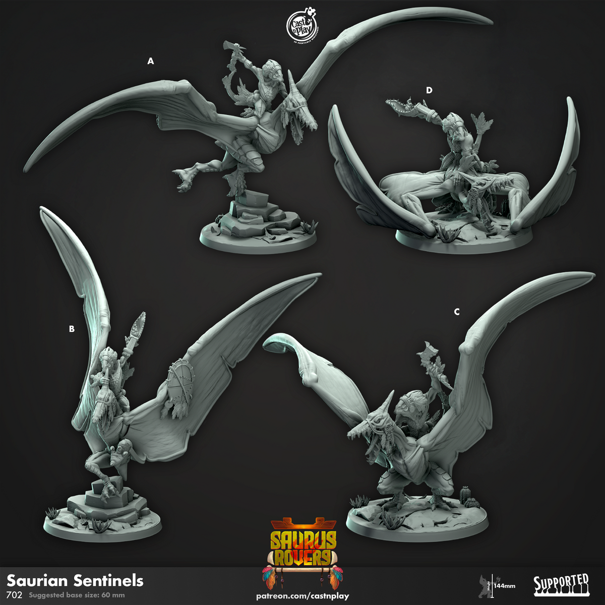 Saurian Sentinels - The Printable Dragon