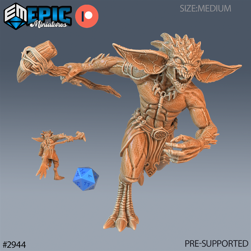 Savage Echo Goblin 3D-printed model