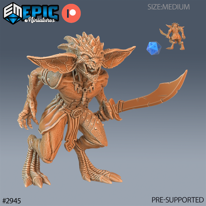 Savage Echo Goblin 3D-printed model